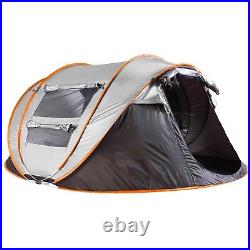 5-8 Person Pop Up Tent 1S Automatic Setup Camping Tent Waterproof Anti-Mosquito