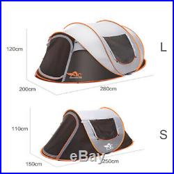 5-8 Person Ultralight Large Automatic Tent Windproof Waterproof Pop up Camping