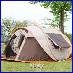 5-8 Person Waterproof Automatic Camping Tent Instant Hiking Family Pop-Up Tent