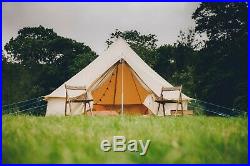 5 Metre Bell Tent With Zipped In Ground Sheet by Bell Tent Boutique