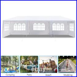 5 Side Iron PE Cloth Spiral Pipe Pergola Outdoor Garden Shade 3x9m