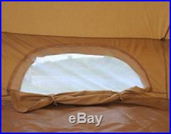 5m Bell Tent 100% Cotton Canvas Zipped In Ground Sheet by Bell Tent Boutique