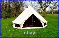 5m Cotton Canvas Bell Tent With Zipped In Groundsheet By Bell Tent Village