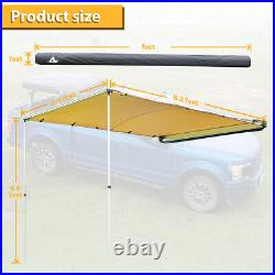 6.68.2ft Car Side Awning Rooftop Tent Sun Awning Waterproof SUV Outdoor Camp