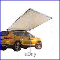 6.6x8.2ft Car Side Awning Rooftop Tent Sun Shade SUV Outdoor Camping Travel Sand