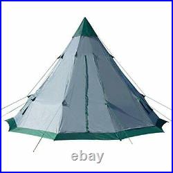 6-7 Person Teepee Tent 12'x12' Family 4 Season Camping Yurt Tent, Windows