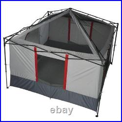 6-Person 10x10 ConnecTent Straight-Leg Canopy Hanging Tent With Four Windows New