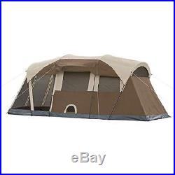 6 Person 2 Room Tent Family Camping Waterproof Outdoor Hiking Airbed New Coleman