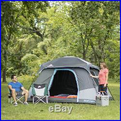 6 Person Dark Rest Cabin Tent 10 x 9 Portable Instant Shelter Outdoor Camping