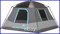 6 Person Dark Rest Cabin Tent 10 x 9 Portable Instant Shelter Outdoor Camping