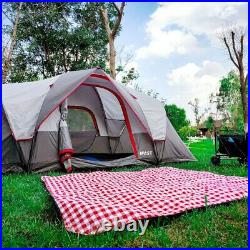 6 Person Family Camping Tents Outdoor Double Layers Waterproof Windproof Family
