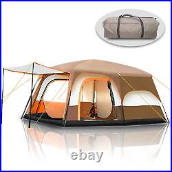 6 Person Family Camping Tents With Expandable Sunshade Foyer Waterproof Outdoor US