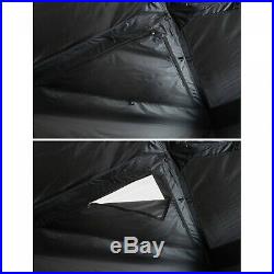 6-Person Instant Cabin Tent Dark Rest Blackout Windows Rainfly Outdoor Camping