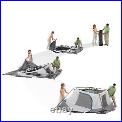 6-Person Instant Cabin Tent with LED Light Outdoor Shelter Camping Tent NEW