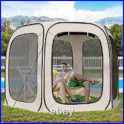 6 Person Screen House Portable Camping Tent Instant Pop Up Waterproof Glamping
