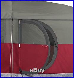 6 Person Tent Red Coleman Six Camping Outdoor Hiking Trail Family Cabin