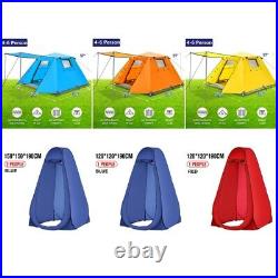 6 Person Waterproof Automatic Camping Tents Family Instant Cabin Pop-up Ten