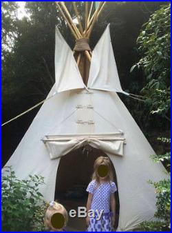 6' Play house size CHEYENNE STYLE tipi/teepee