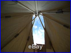 6 ft. Diameter tipi, teepee, or tepee 100% cotton duck Outdoor or Indoor tent