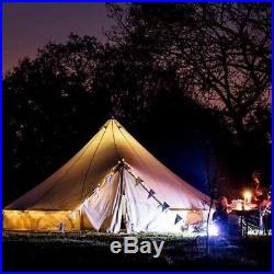 6m ZIG Bell Tent with Fireproof Stove Hole by Bell Tent Boutique