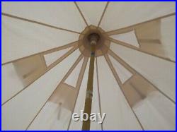 7M Cotton Canvas Bell Tent Glamping Camping Tent Yurt Family 20 Person 4 Season