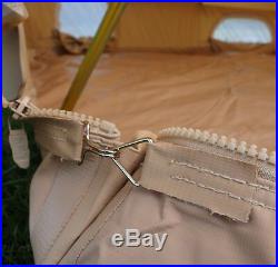 7.5m Bell Tent with Zipped in Ground Sheet 100% Cotton by Bell Tent Boutique
