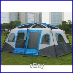 8-12 Person Instant Large Outdoor Camping Tent Family Dome Camp Shelter 2 Room