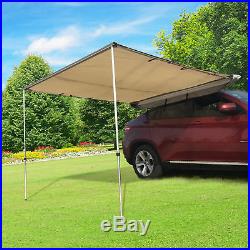 8.2'x8.2' Vehicle Rooftop Awning Tent SUV Shelter Car Side Tent Travel Camping
