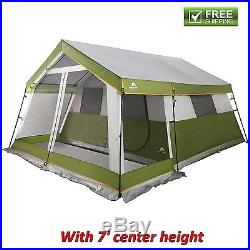 8-Person Cabin Tent Ozark Waterproof Family Camping Screen Porch Outdoor New