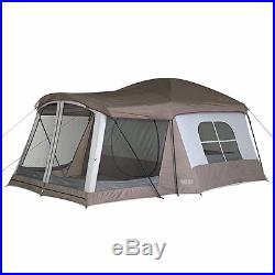 8 Person Camping Tent Large Waterproof Family Dome Tent Screen Room Porch New