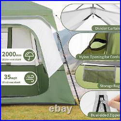 8 Person Family Camping Hiking Tent Folding 5-8 Person Setup in 60 Seconds