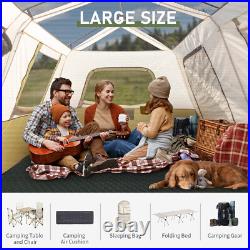 8 Person Family Camping Hiking Tent Folding 5-8 Person Setup in 60 Seconds
