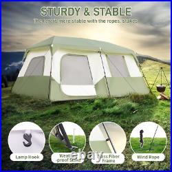 8 Person Family Camping Hiking Tent Folding 5-8 Person Setup in 60 Seconds