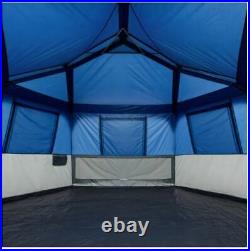 8-Person Instant Hexagon Tent w Instant setup technology for easy 2-minute setup