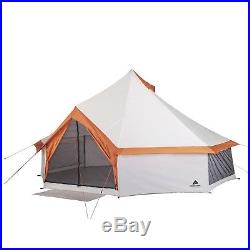 8 Person Large Yurt Tent Family Outdoor Camping Backyard Hiking Tent Easy Setup