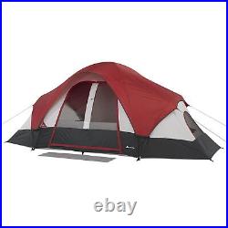 8-Person Modified Dome Camping Tent with Rear Window Two Rooms Outdoor Portable
