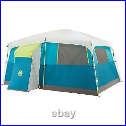 8-Person Tenaya LakeT Fast PitchT Cabin Camping Tent with Closet, Light Blue