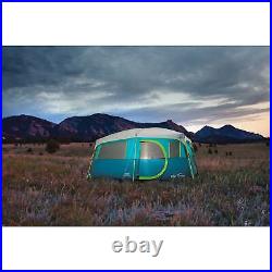 8-Person Tenaya LakeT Fast PitchT Cabin Camping Tent with Closet, Light Blue