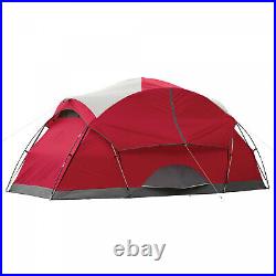 8 Person Waterproof Instant Tent Camping Dome Outdoor Hiking Family Shelter Red