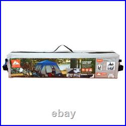 8' x 7' 4-Person Instant Cabin Tent with LED Lighted Hub, 19 lbs