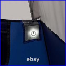 8' x 7' 4-Person Instant Cabin Tent with LED Lighted Hub, 19 lbs