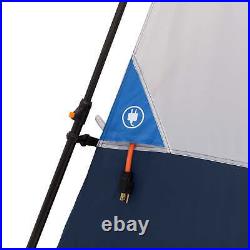 8' x 7' 4-Person Instant Cabin Tent with LED Lighted Hub, 19 lbs