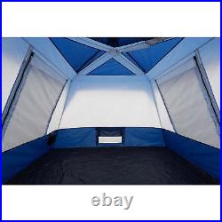 8' x 7' 4-Person Instant Cabin Tent with LED Lighted Hub, 19 lbs