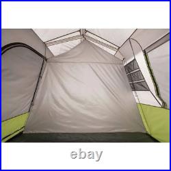 9 Person 2 Room Instant Cabin Tent with Screen Room Up Tent
