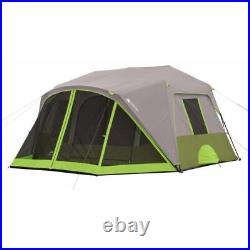 9 Person 2 Room Instant Cabin Tent with Screen Room Up Tent