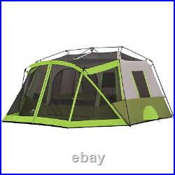 9 Person Family Instant Cabin Tent 2 Room with Screen Room Camping Tent Outdoor