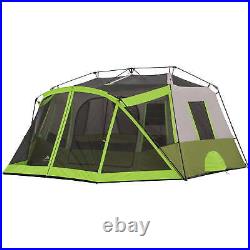 9 Person Instant Cabin Camping Tent 2 Room with Screen Room Family Outdoor HOT