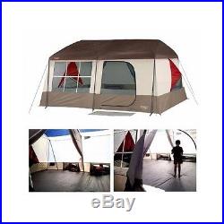 9 Person Tent 2 Room Family Camping Cabin Large Outdoor Waterproof Shelter 14x14