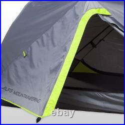 ALPS Mountaineering Greycliff 2 Tent 2-Person 3-Season Grey/Lime Green, One Siz