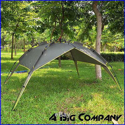 AUTOMATIC CAMPING FAMILY INSTANT TENT WATERPROOF DOUBLE LAYER OUTDOOR 4 PERSONS